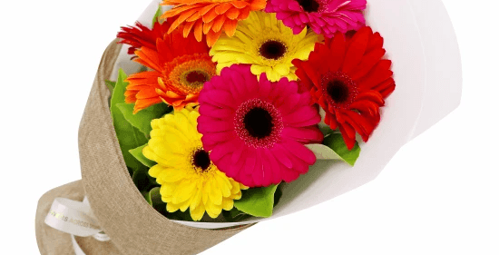 Yellow and Red Flower Bouquet