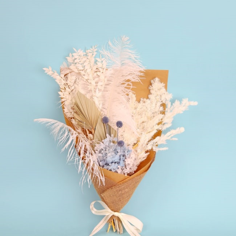 Blue Heaven dried flower arrangement