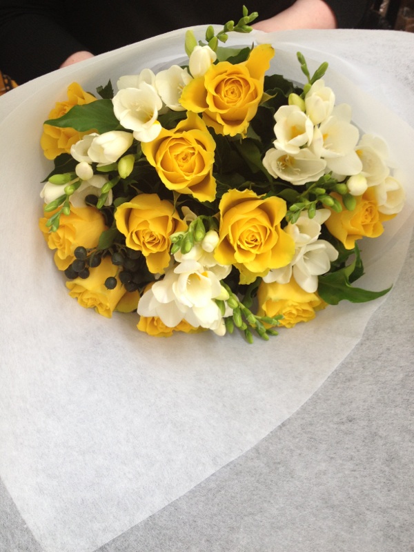 Givr Roses Freesias Bouquet