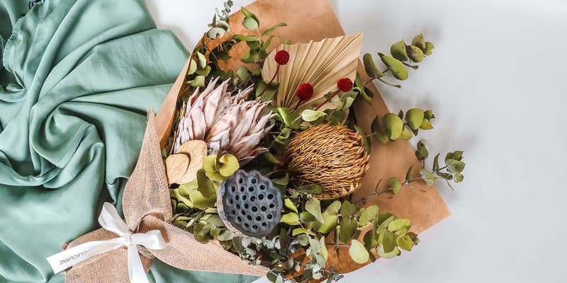 Australian Native Dried Flower Bouquet by Flowers Across Australia