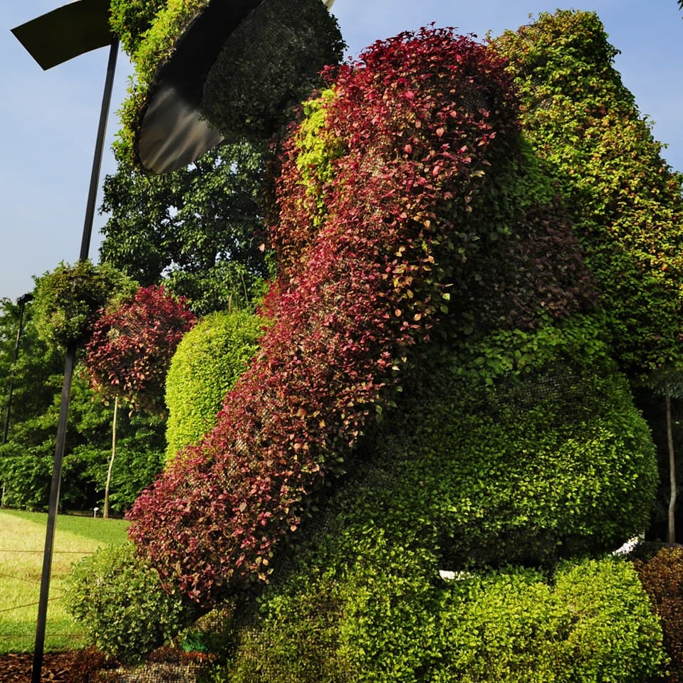 Topiary display at the Singapore Garden Festival