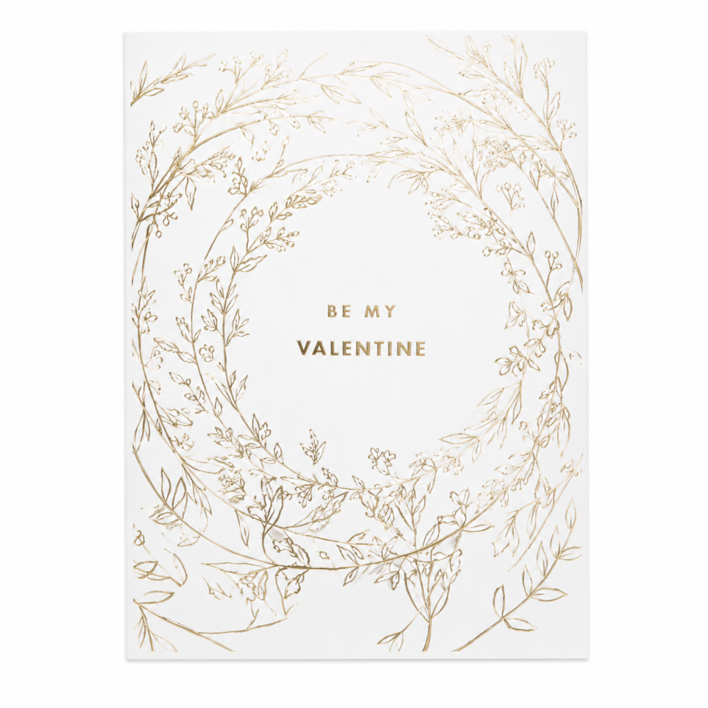 Be My Valentine card from Flowers Across