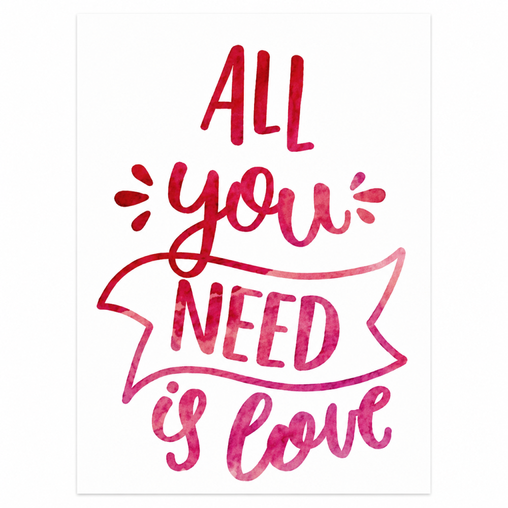 All You Need Is Love gift card from Flowers Across