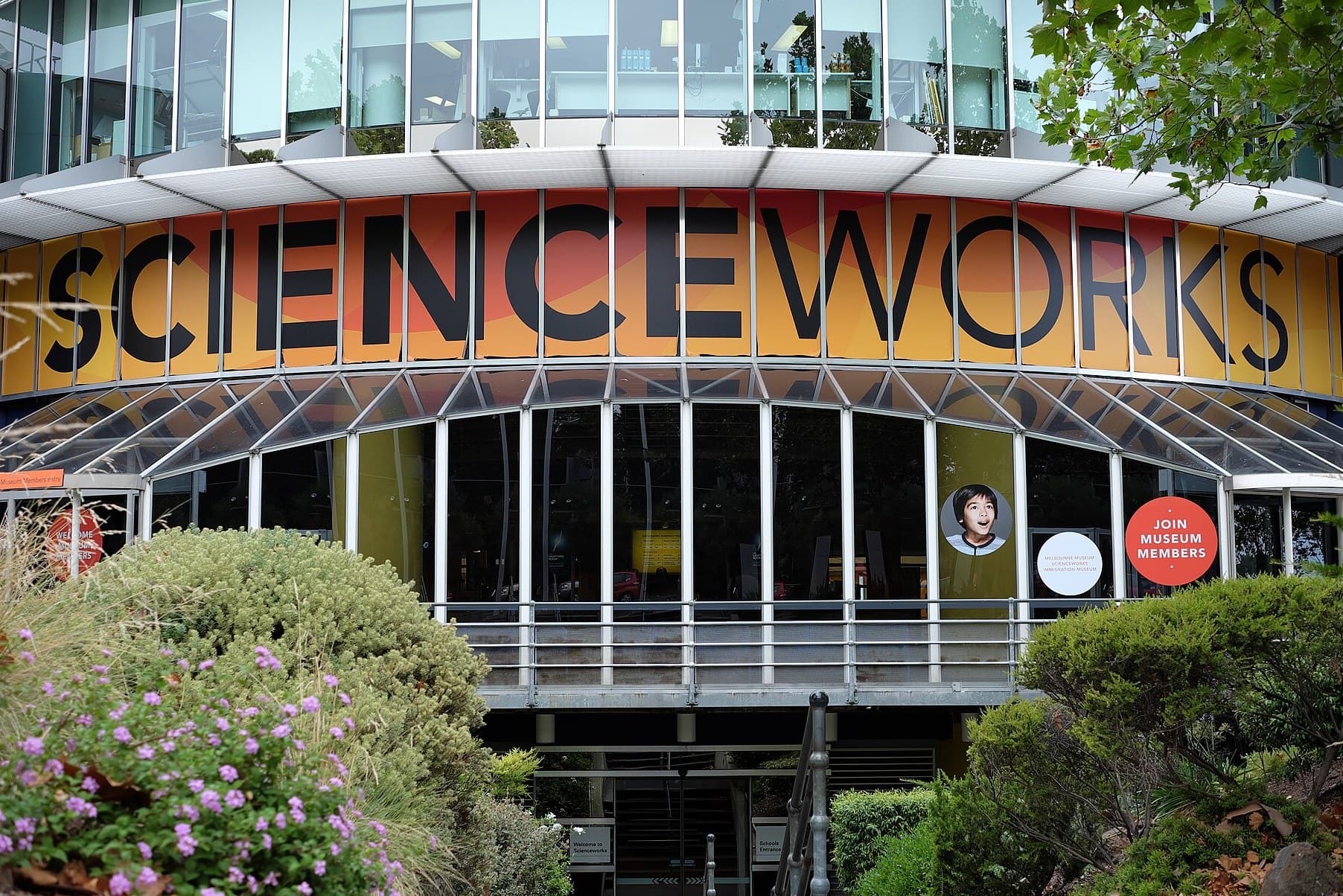 Scienceworks museum entrance, Melbourne