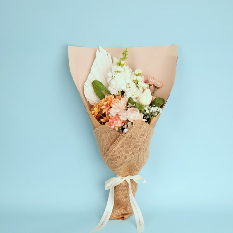 Feelin Peachy dried floral arrangement