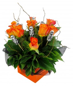 skeleton rose box