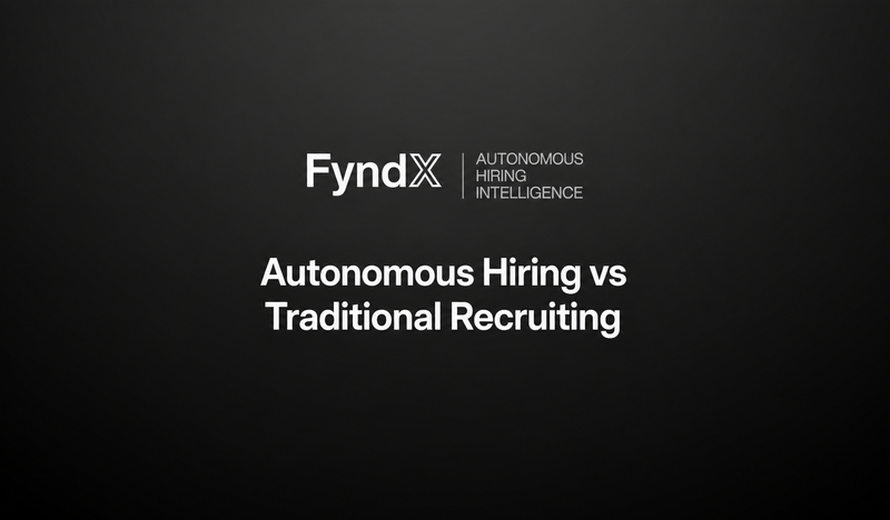 Autonomous Hiring vs Traditional Recruiting: A Side-by-Side Breakdown