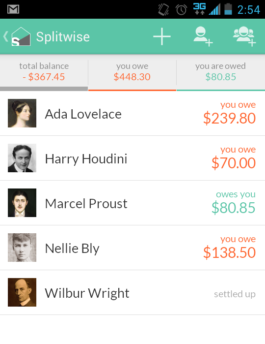 splitwise free alternatives