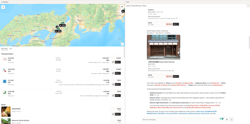 Stardrift AI travel planner