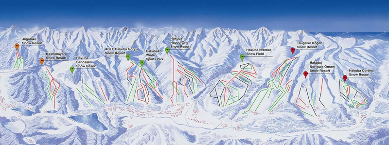 hakuba valley trail map