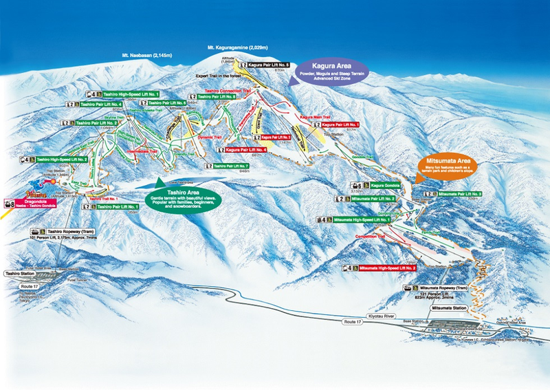 kagura trail map