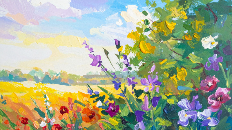 Featured Image, Watercolor painting of flowers