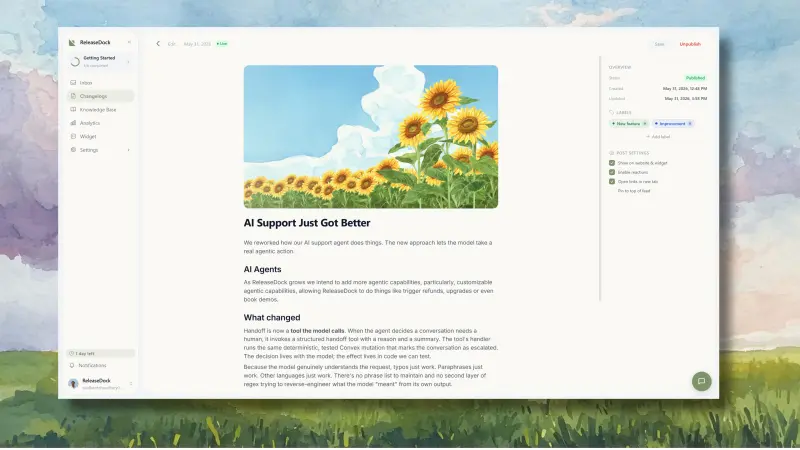 Changelog Editor