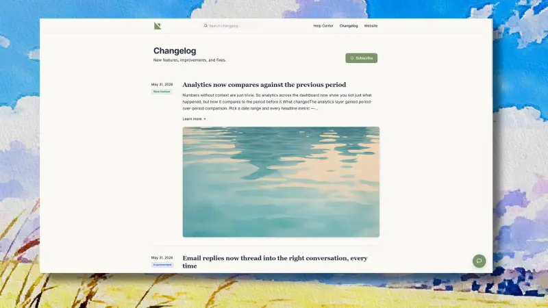 Changelog Hosted