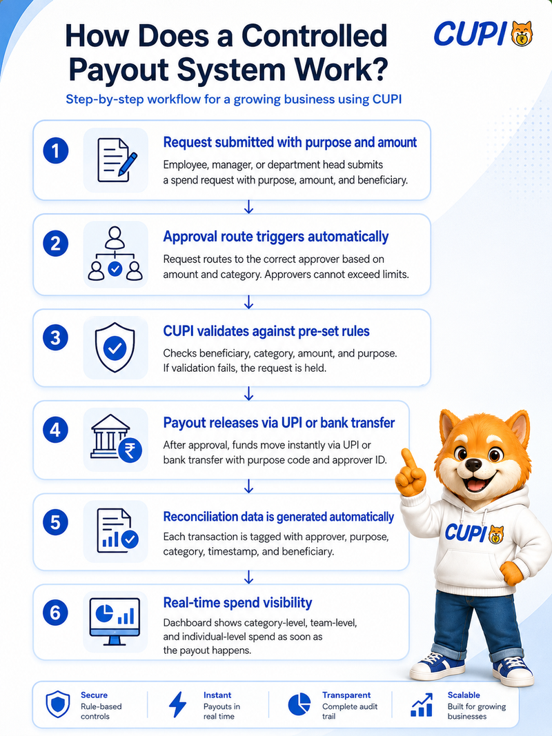How does a controlled payment system work 