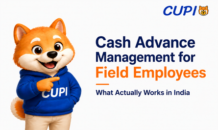 Cash Advance Management for Field Employees : What Actually Works in India