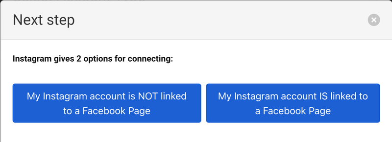 Instagram scheduler that does not require linking to FB Page?