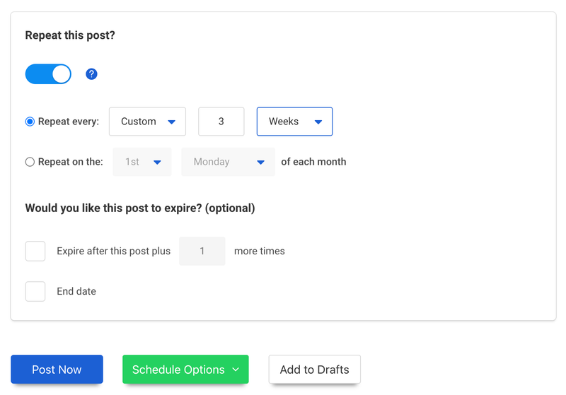 Automatically repeat LinkedIn posts