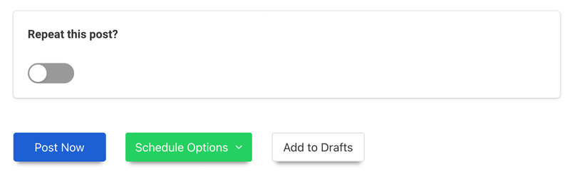 personal FB profile scheduler