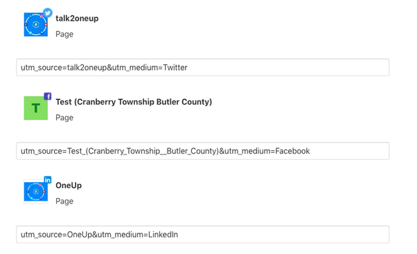 Add UTM parameters to link in social media posts