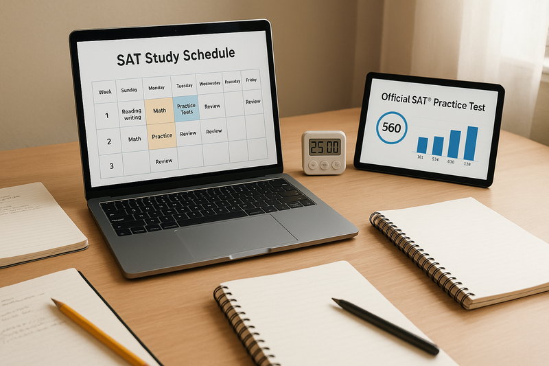 Ultimate Online SAT Study Schedules for Busy Students: 1, 3, and 6-Month Plans (2025-2026)