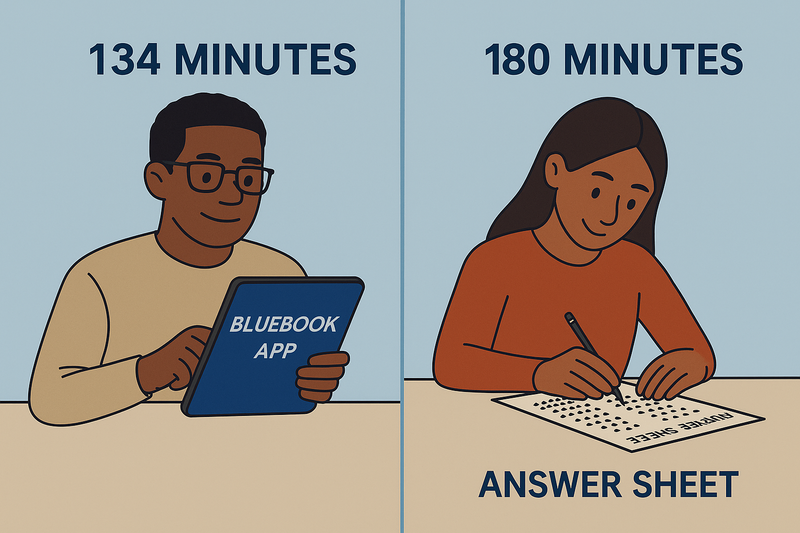 full length practice test, reading and writing section, international students, student's performance, khan academy