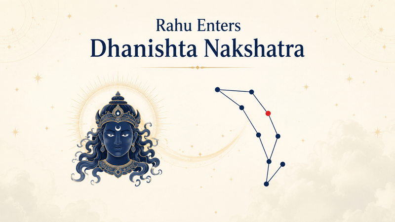 Rahu in Dhanishta Nakshatra: 2026 Transit Guide