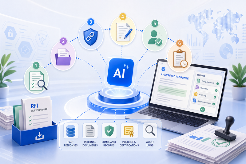 How AI RFI tools handle compliance questionnaires: A complete guide