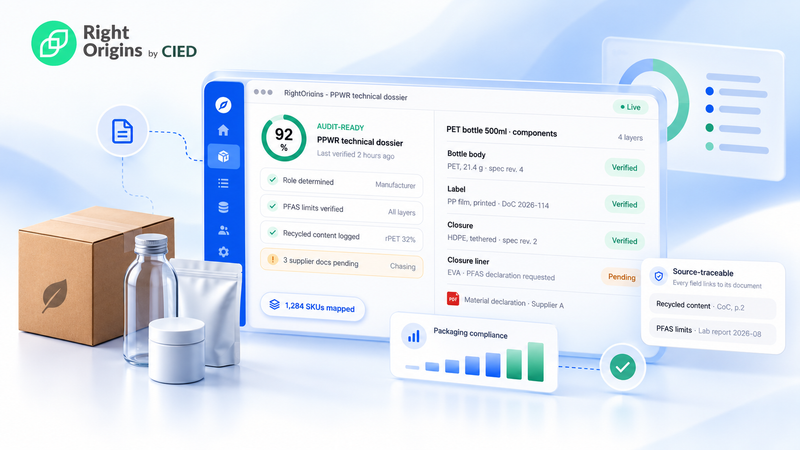 RightOrigins Packaging Compliance Dashboard