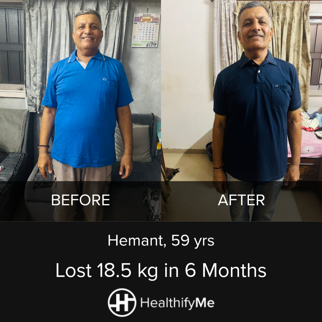 Ahmedabad Weight-Loss Story: 18.5 kg Down in 6 Months