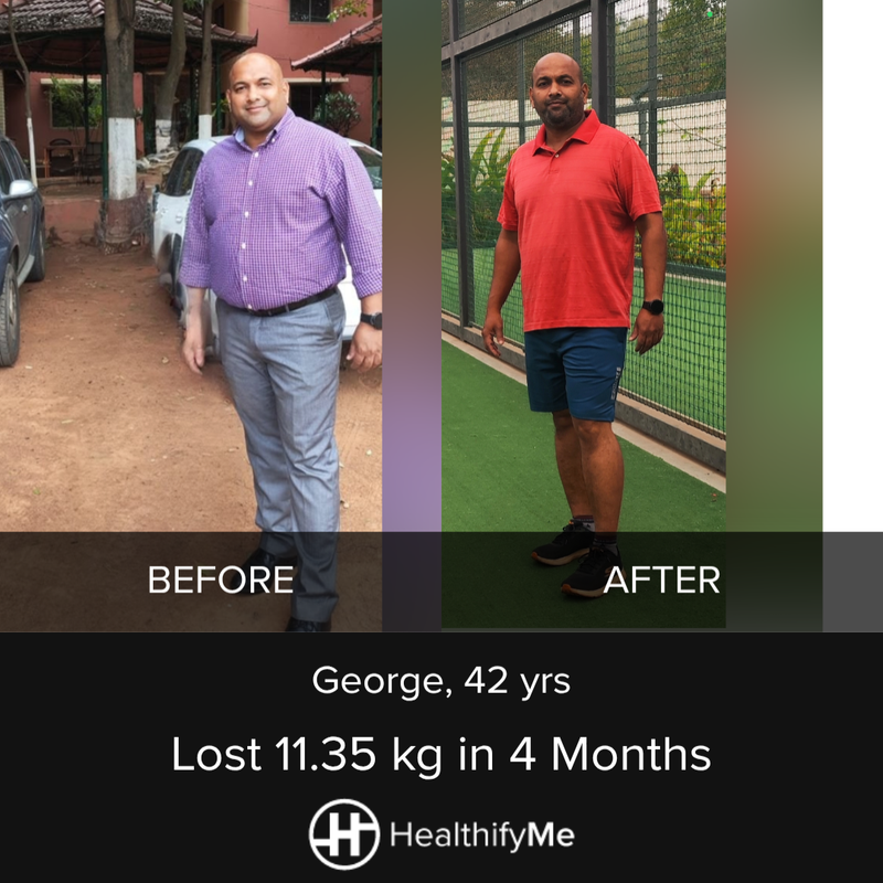 Bengaluru Micros and Macros Story: 11.35 kg Down in 4 Months