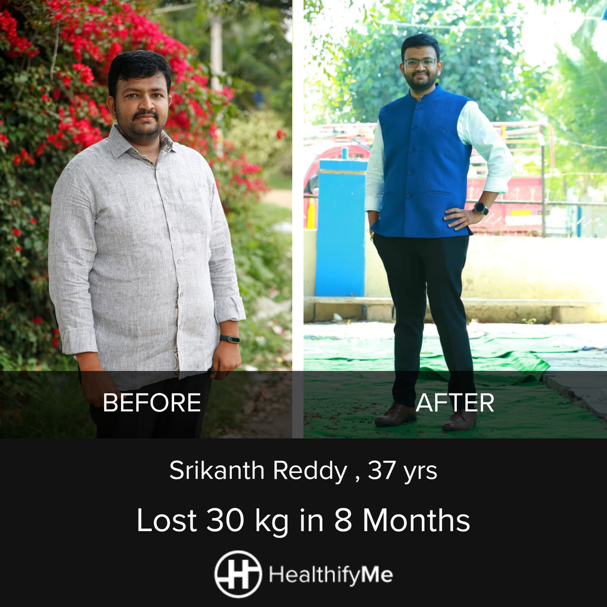Bengaluru Discipline Story: 30 kg Down in 8 Months