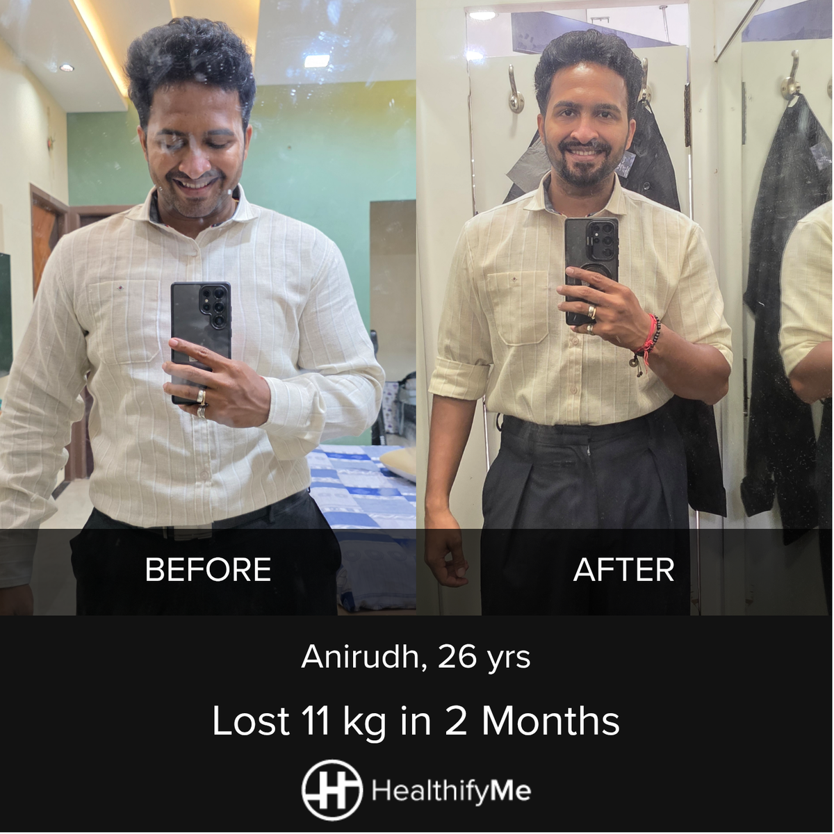 Bengaluru Habit Story: 11 kg Down with Consistent Diet