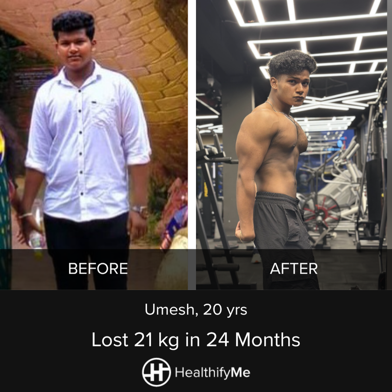 Bhubaneswar 2.5-Year Transformation Story: 21 kg Down