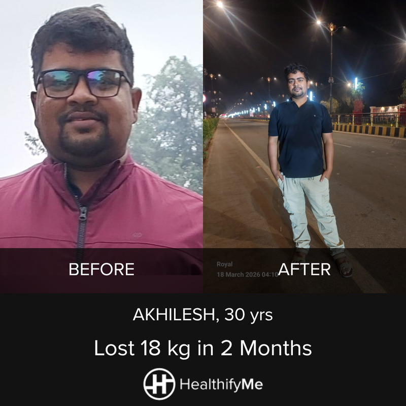 Chennai Thank-You Story: 18 kg Down in 2 Months