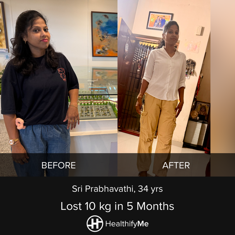 Chennai Health Coach Story: 10 kg Down in 5 Months