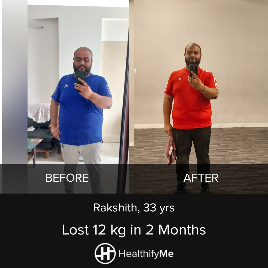 Chennai Coach-Guided Weight-Loss Journey: 12 kg Down in 2 Months