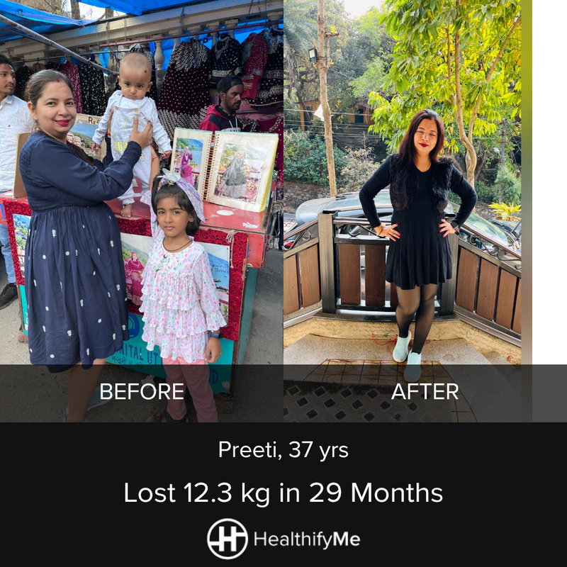 Delhi Coach Support Story: 12.3 kg Down in 29 Months