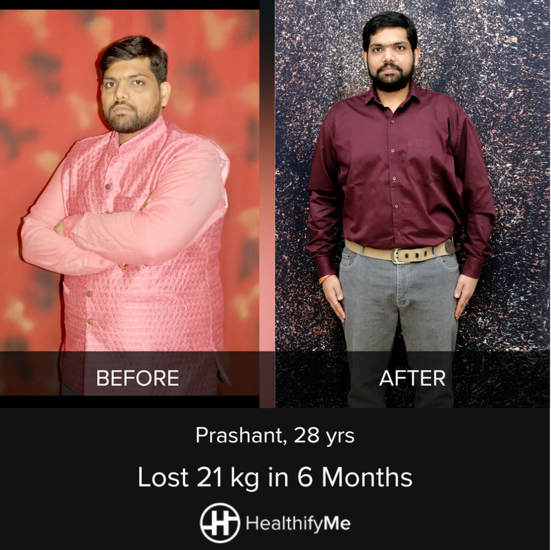 Gurugram Diet and Workout Story: 21 kg Down in 6 Months