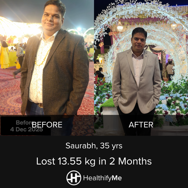 Hathras Home-Food Story: 13.55 kg Down in 2 Months