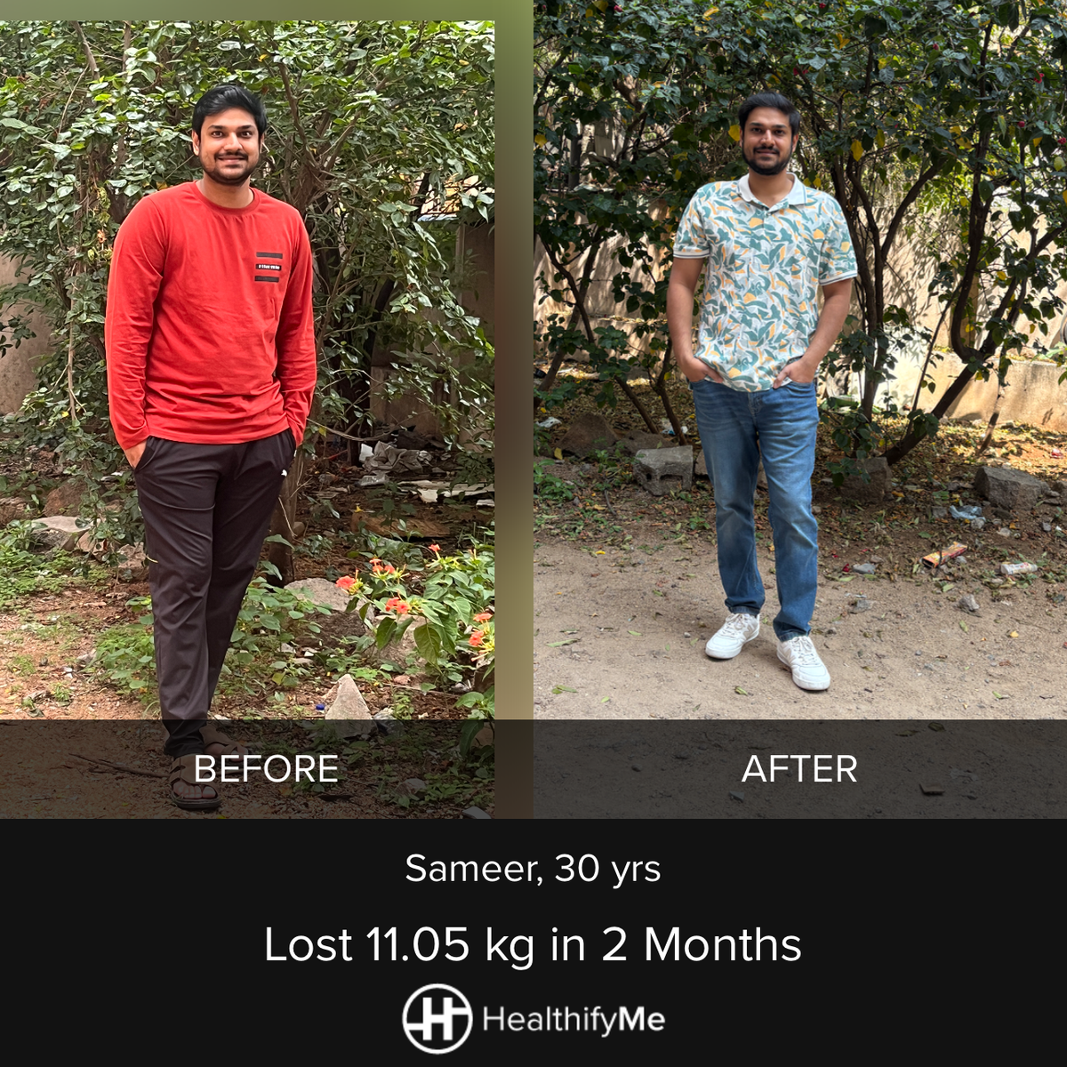 Hyderabad Micronutrients Story: 11.05 kg Down in 2 Months
