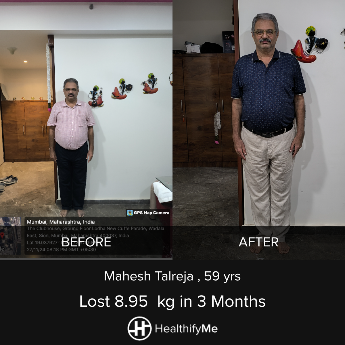 Mumbai Diabetes Control Story: 8.95 kg Down in 3 Months