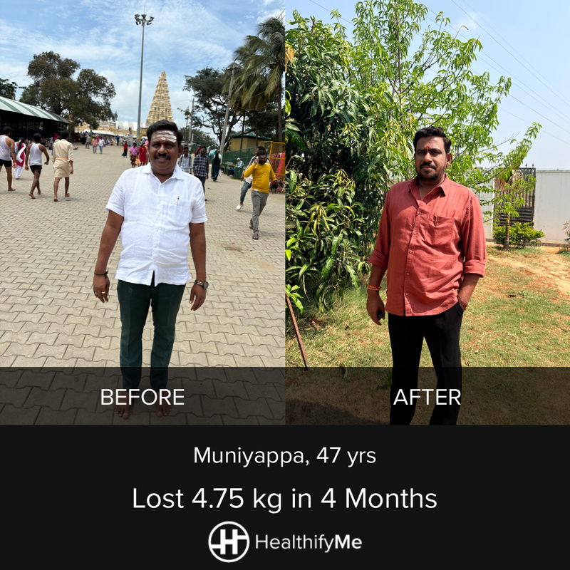 Nettigere Support Story: 4.75 kg Down in 4 Months