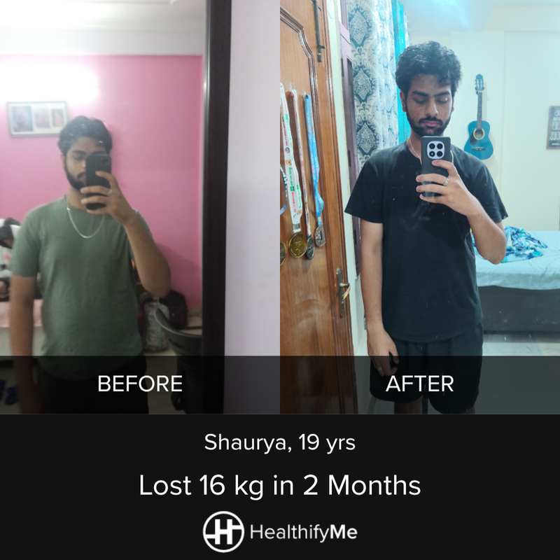 New Delhi Calorie-Deficit Story: 16 kg Down in 2 Months