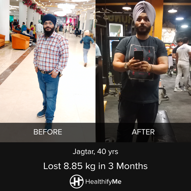 New Delhi Support Story: 8.85 kg Down in 3 Months