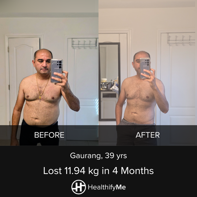 New Year Resolution Story: 11.94 kg Down in 4 Months
