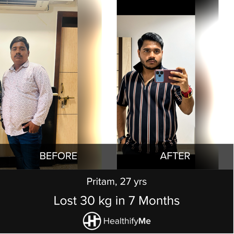 Saharsa Tracking Story: 30 kg Down in 7 Months