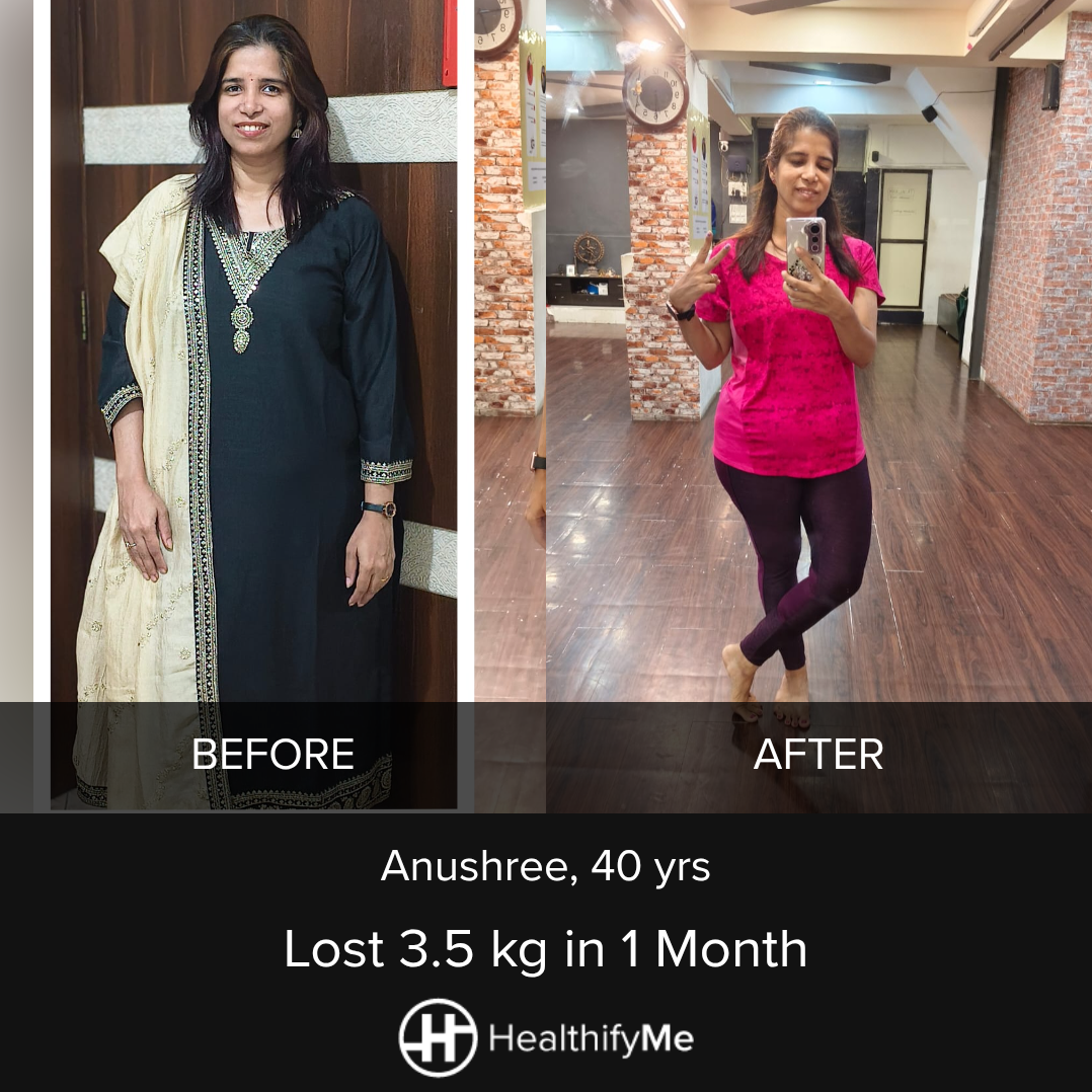 Thane Nutrition Story: 3.5 kg Down in 1 Month