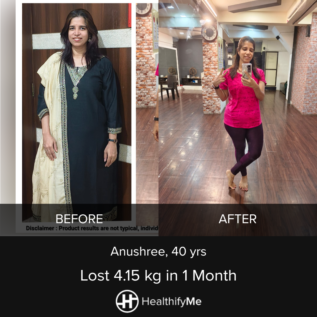 Thane Weight-Loss Story: 4.15 kg Down in 1 Month