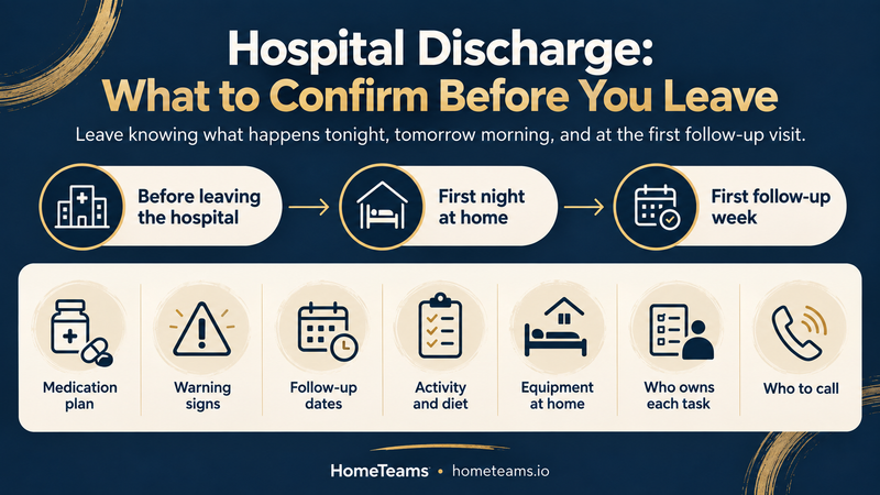 What to Ask Before Your Parent Leaves the Hospital